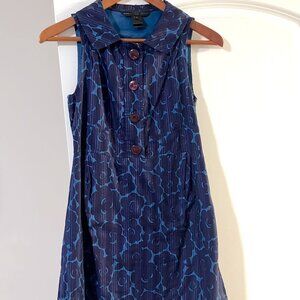 Marc by Marc Jacobs navy floral dress 2